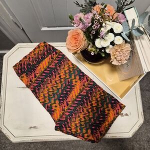 LuLaRoe Tall & Curvy Multicolor Patterned Leggings